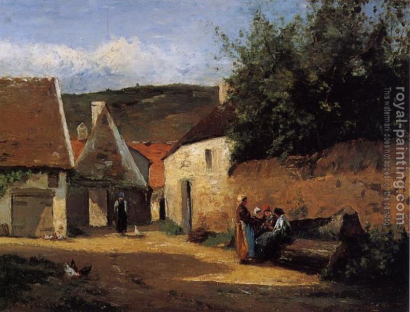 Camille Pissarro : Village Corner